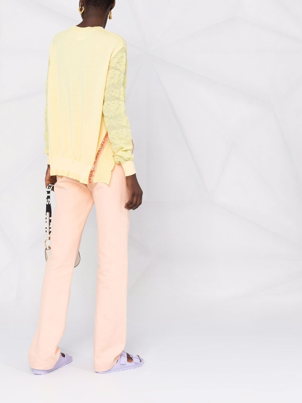 Wool sweater, Stella McCartney, yellow, winter, elegant