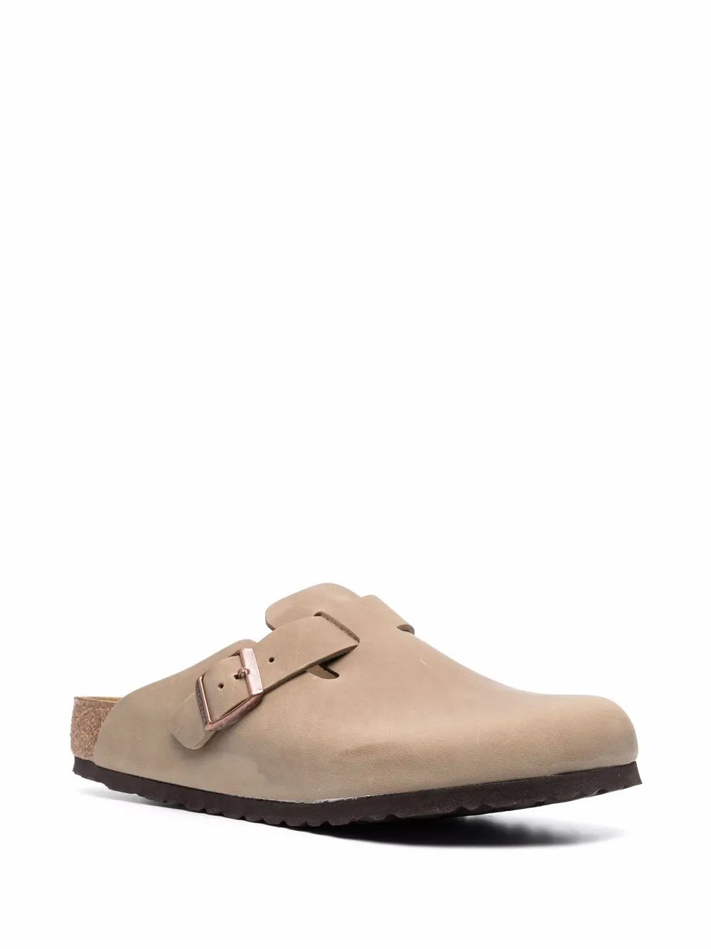 Birkenstock, Boston Mules, Oiled Leather, Beige Mules, Luxury Footwear