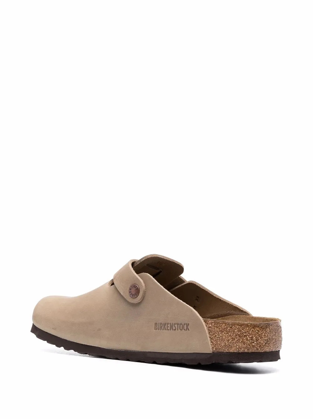 Birkenstock, Boston Mules, Oiled Leather, Beige Mules, Luxury Footwear