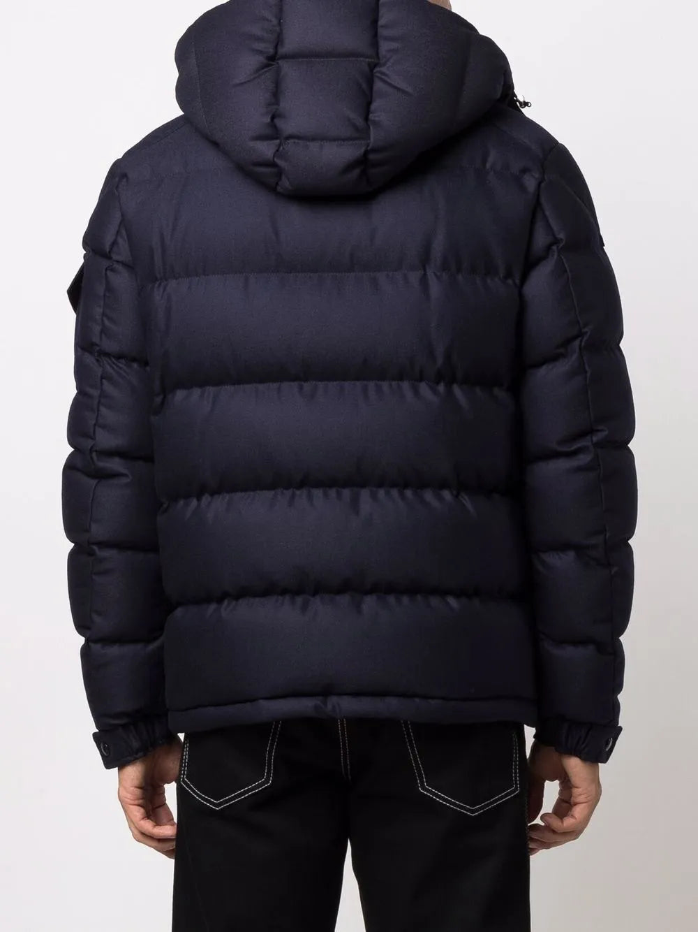 Montgenevre, Wool Puffer Jacket, Moncler, Navy Jacket, Luxury Winter Wear