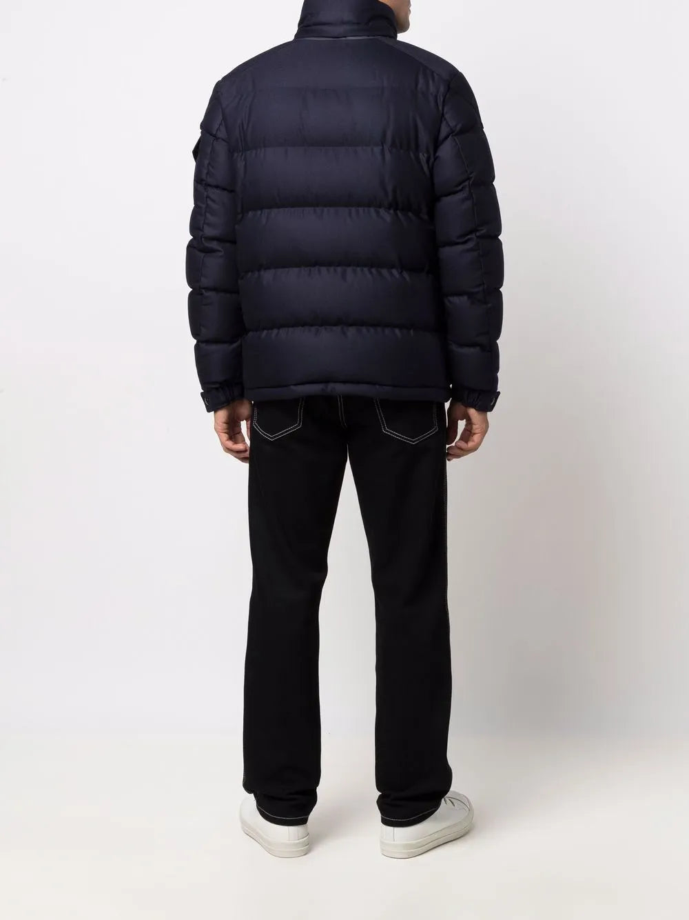 Montgenevre, Wool Puffer Jacket, Moncler, Navy Jacket, Luxury Winter Wear