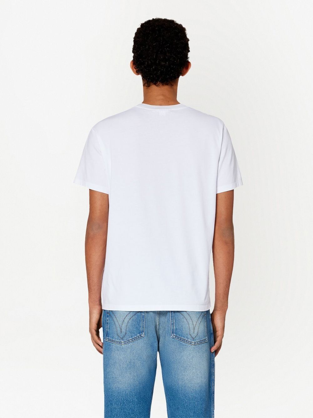 Ami PARIS, luxury T-shirt, Ami de Cœur, white T-shirt, high-end fashion