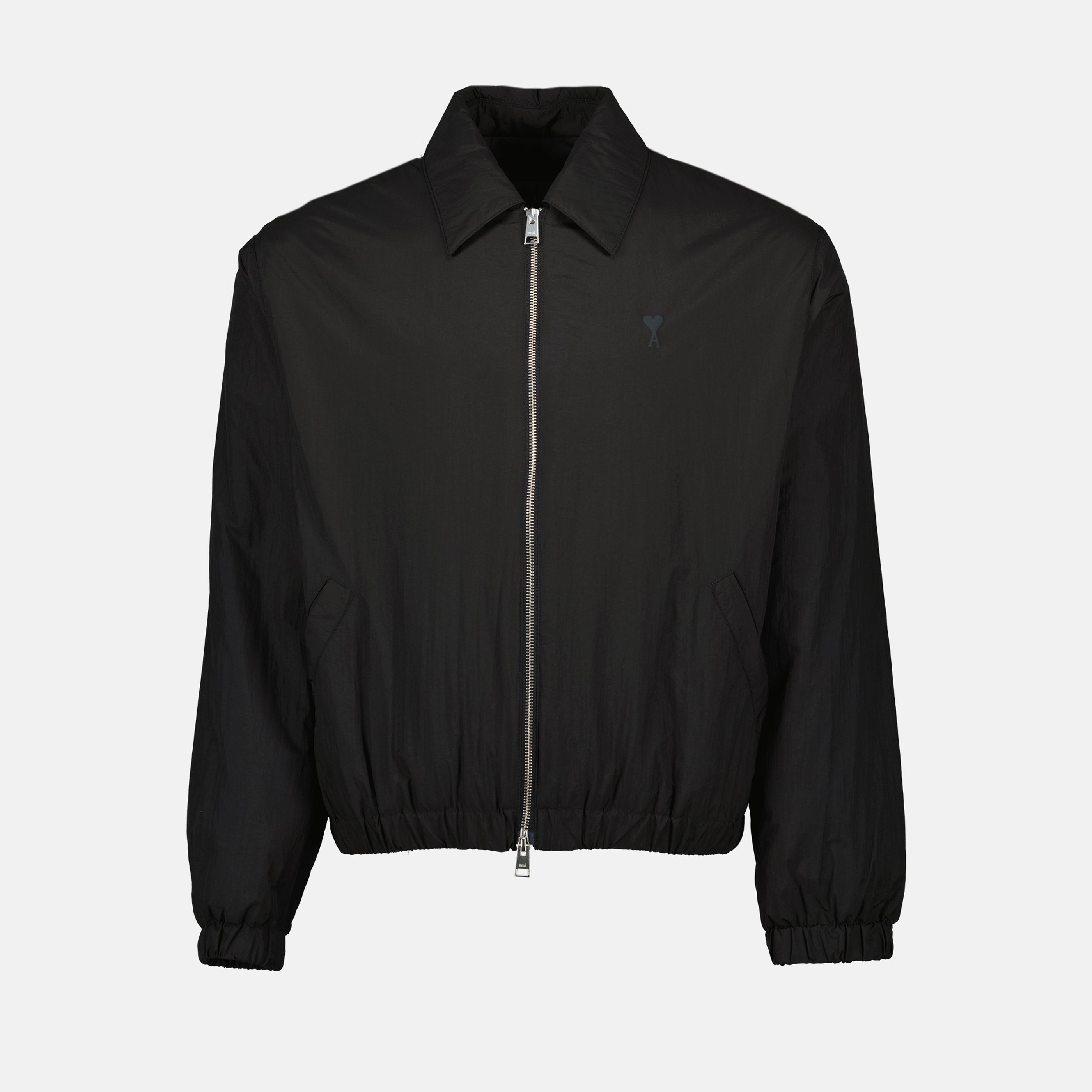 Classic Black Zip-Up Jacket