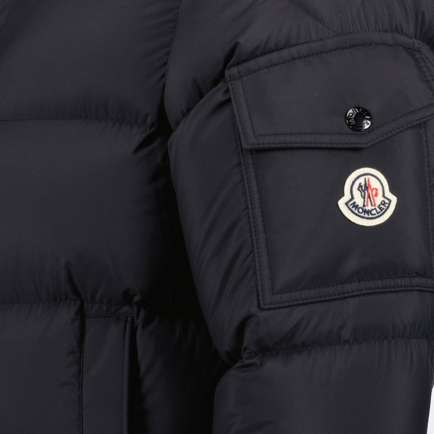 Moncler, down jacket, nylon jacket, black outerwear, winter fashion