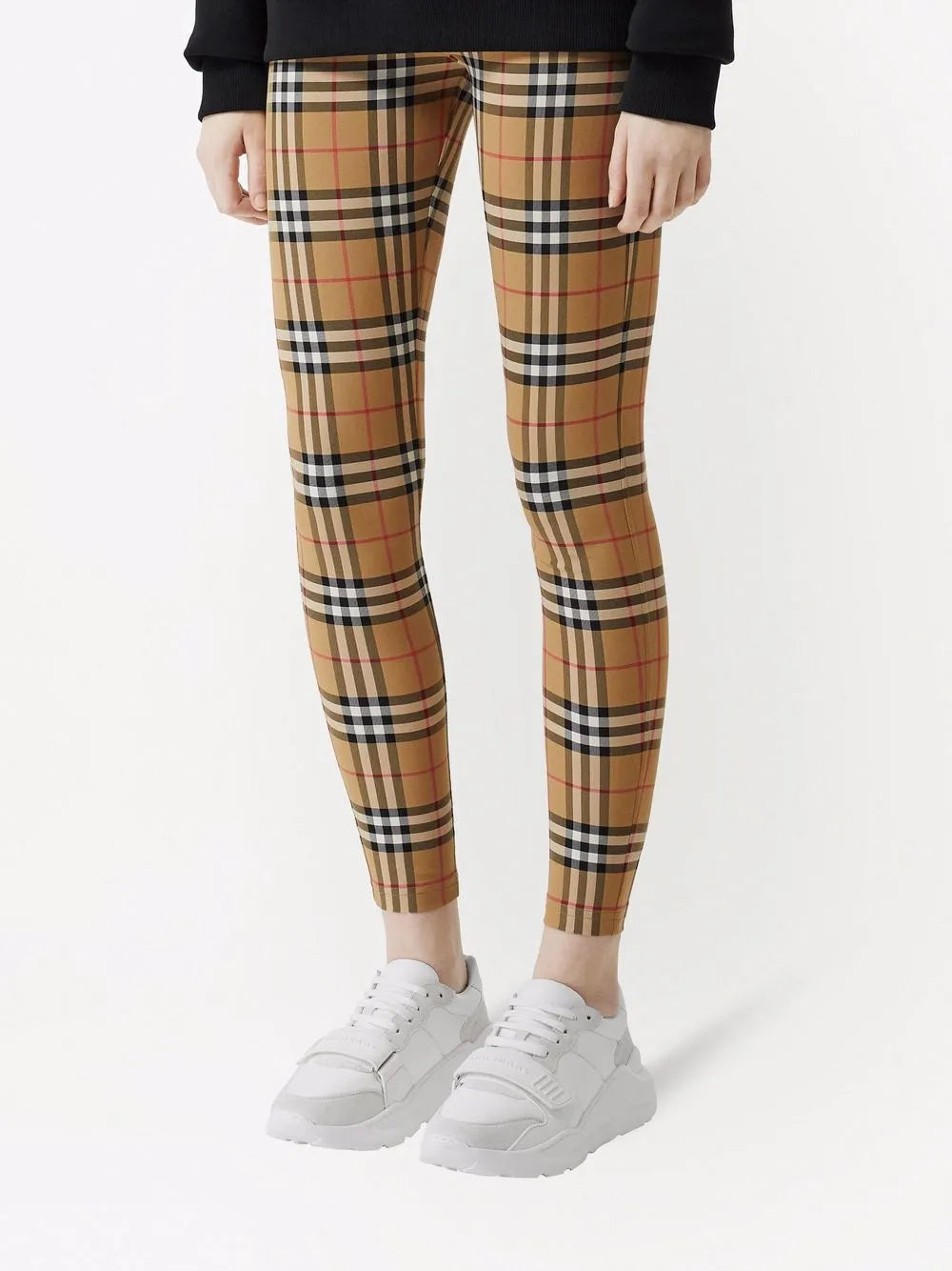 1. Burberry leggings
2. Women's fashion
3. Vintage check pattern
4. Luxury apparel
5. High-end leggings