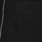 Image of Zipped Shirt Jacket by Prada for Men - Season Spring-Summer 2026 - Detail View 1