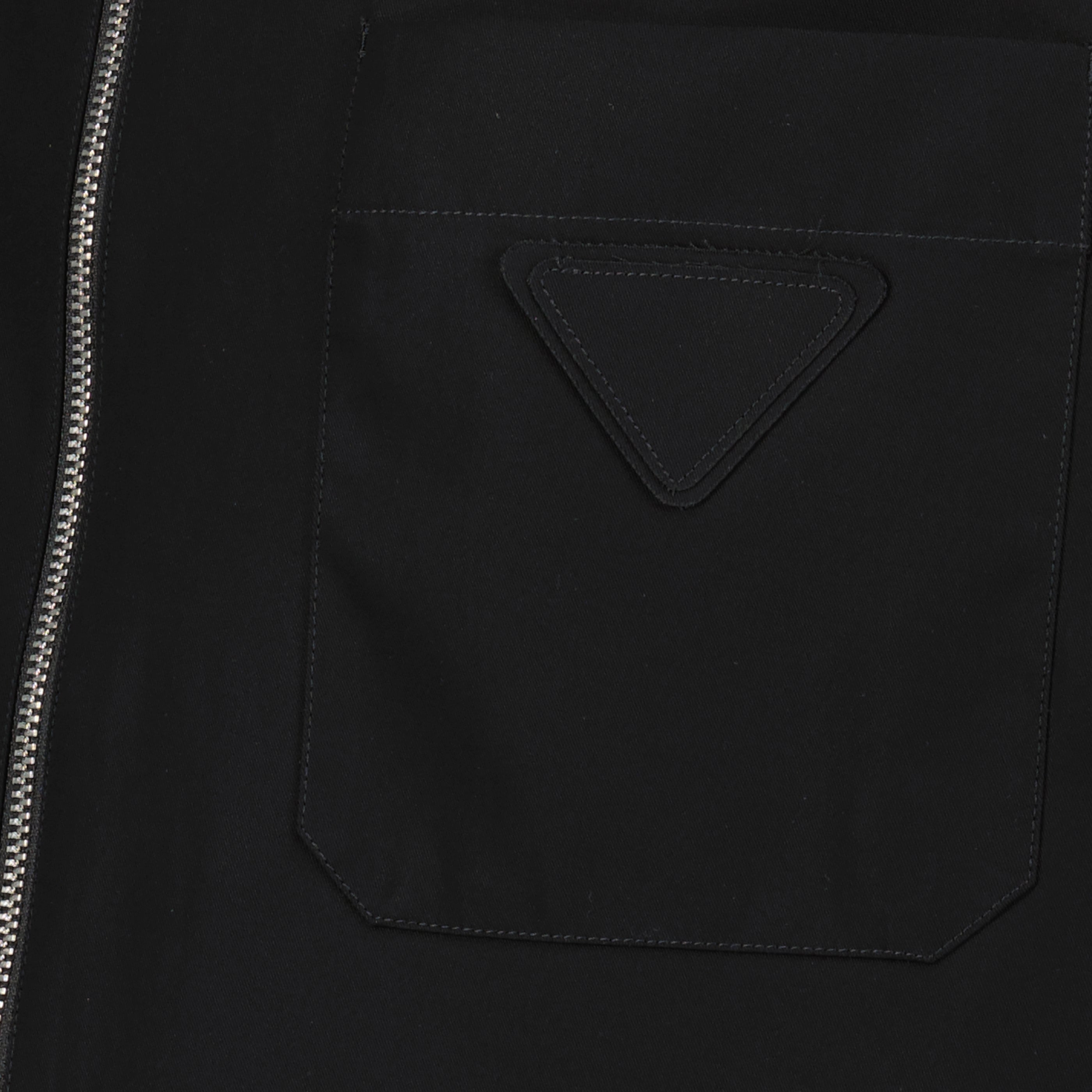 Image of Zipped Shirt Jacket by Prada for Men - Season Spring-Summer 2026 - Detail View 1