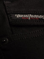 블랙 데님 슬림 진 D-Strukt