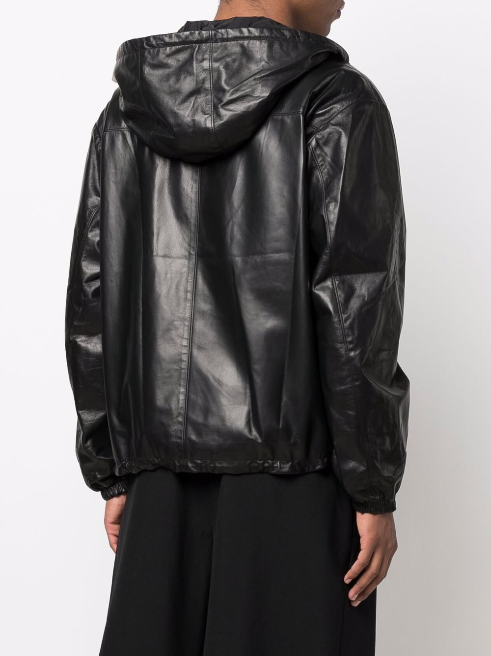 Prada, leather bomber, luxury, fashion, haute couture