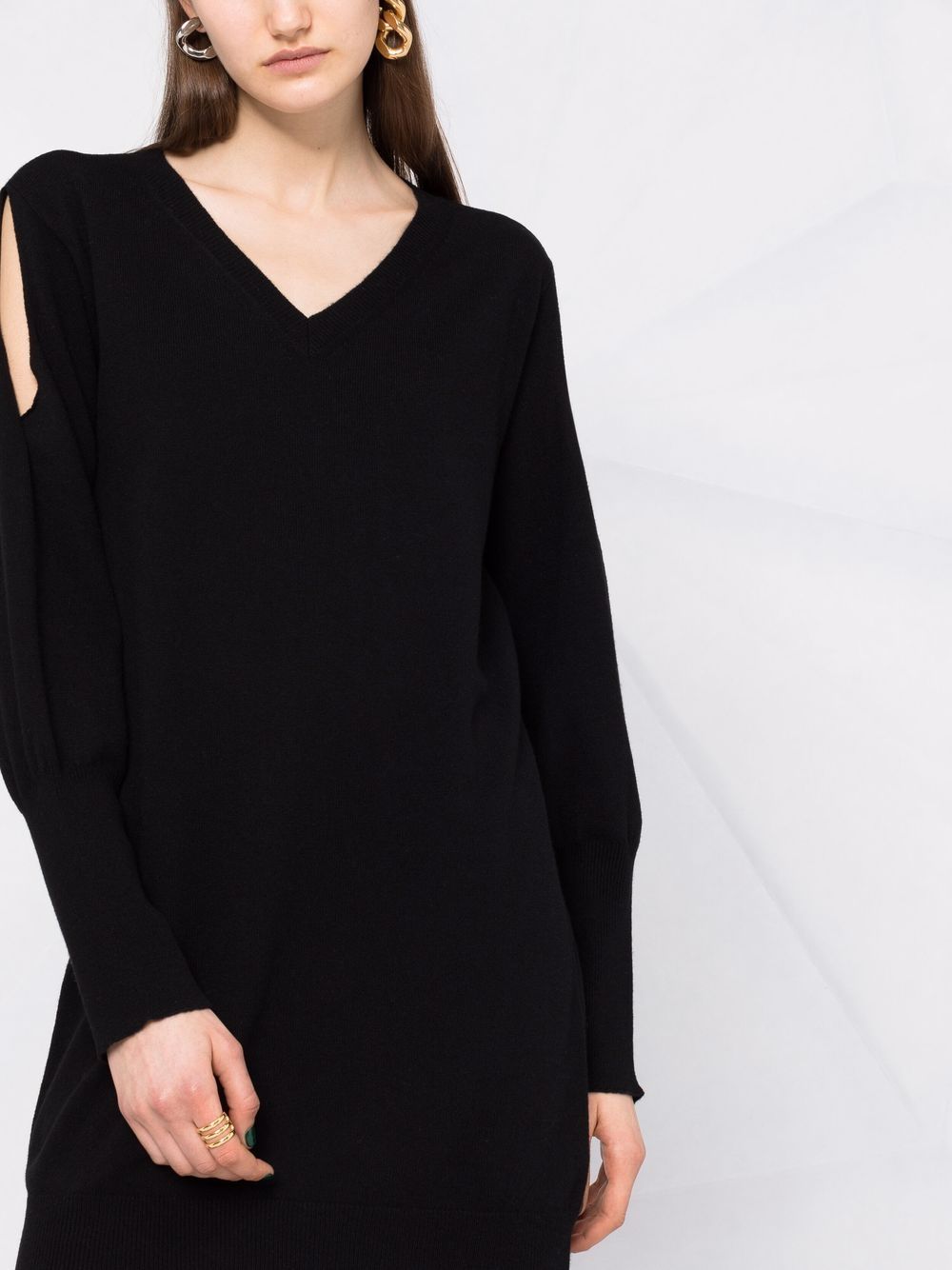 Knit Dress, Stella McCartney, Black, Elegant, Luxury