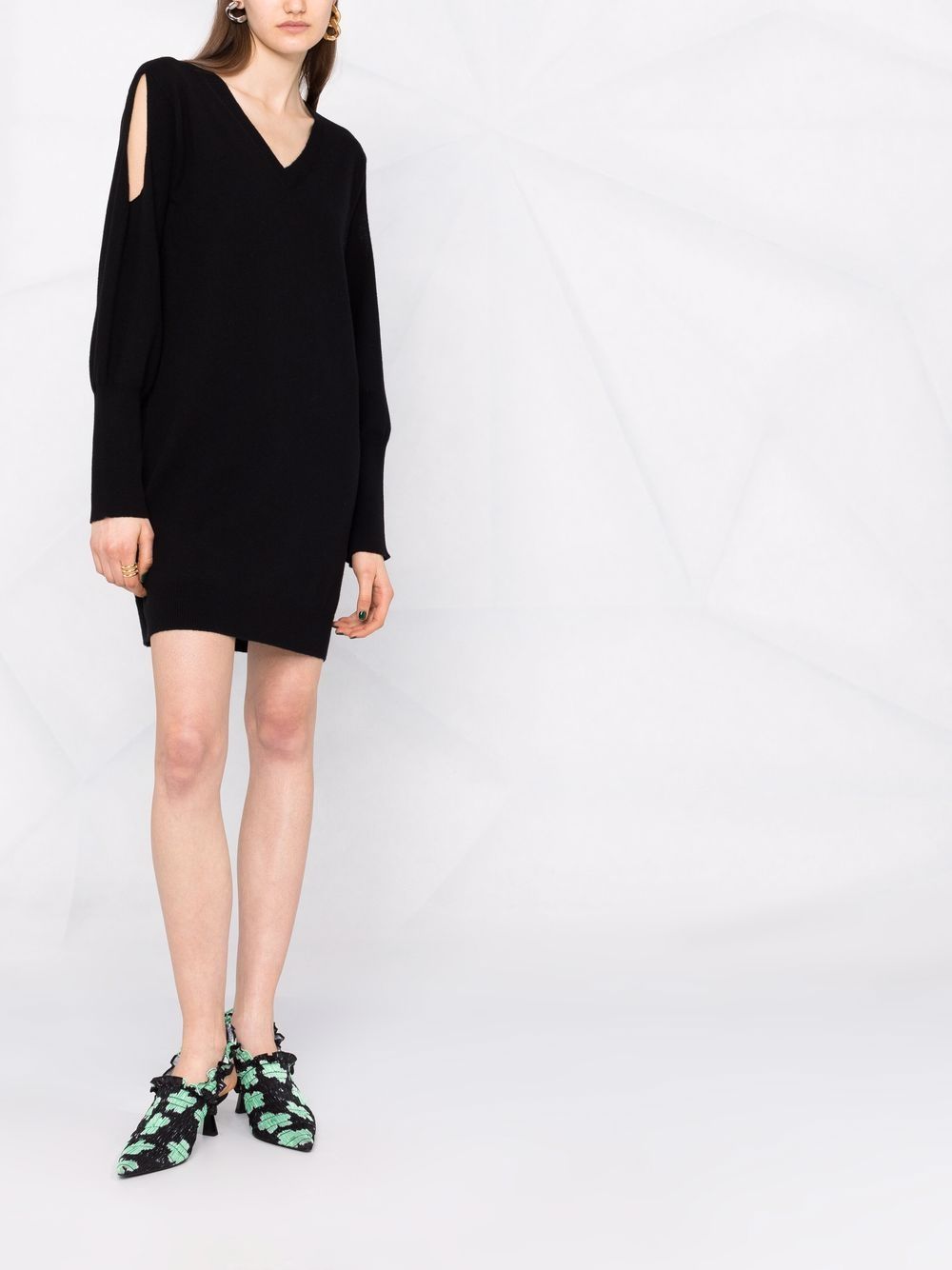 Knit Dress, Stella McCartney, Black, Elegant, Luxury