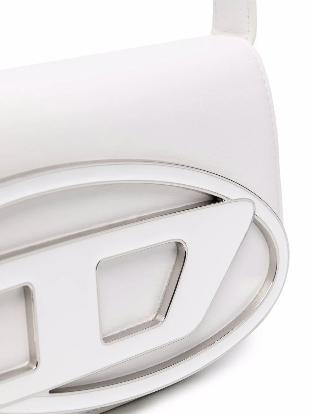 Diesel bag, white leather bag, 1DR shoulder bag, luxury accessories, Autumn-Winter 2024