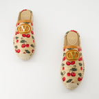 Mules, Raphia, Spring-Summer 2025, VLogo, Elegant Footwear