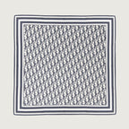 silk bandana, Oblique pattern, autumn-winter accessory, men's accessories, luxury silk scarf