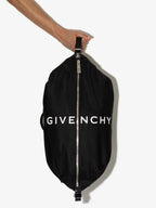 Image of Nylon Backpack with Adjustable Straps by Givenchy for Men - Season Spring-Summer 2025 - Model view 3