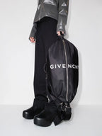 Image of Nylon Backpack with Adjustable Straps by Givenchy for Men - Season Spring-Summer 2025 - Model view 1
