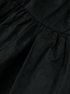 MSGM, Volant Dress, Black Dress, Luxury Fashion, Women's Designer Dress