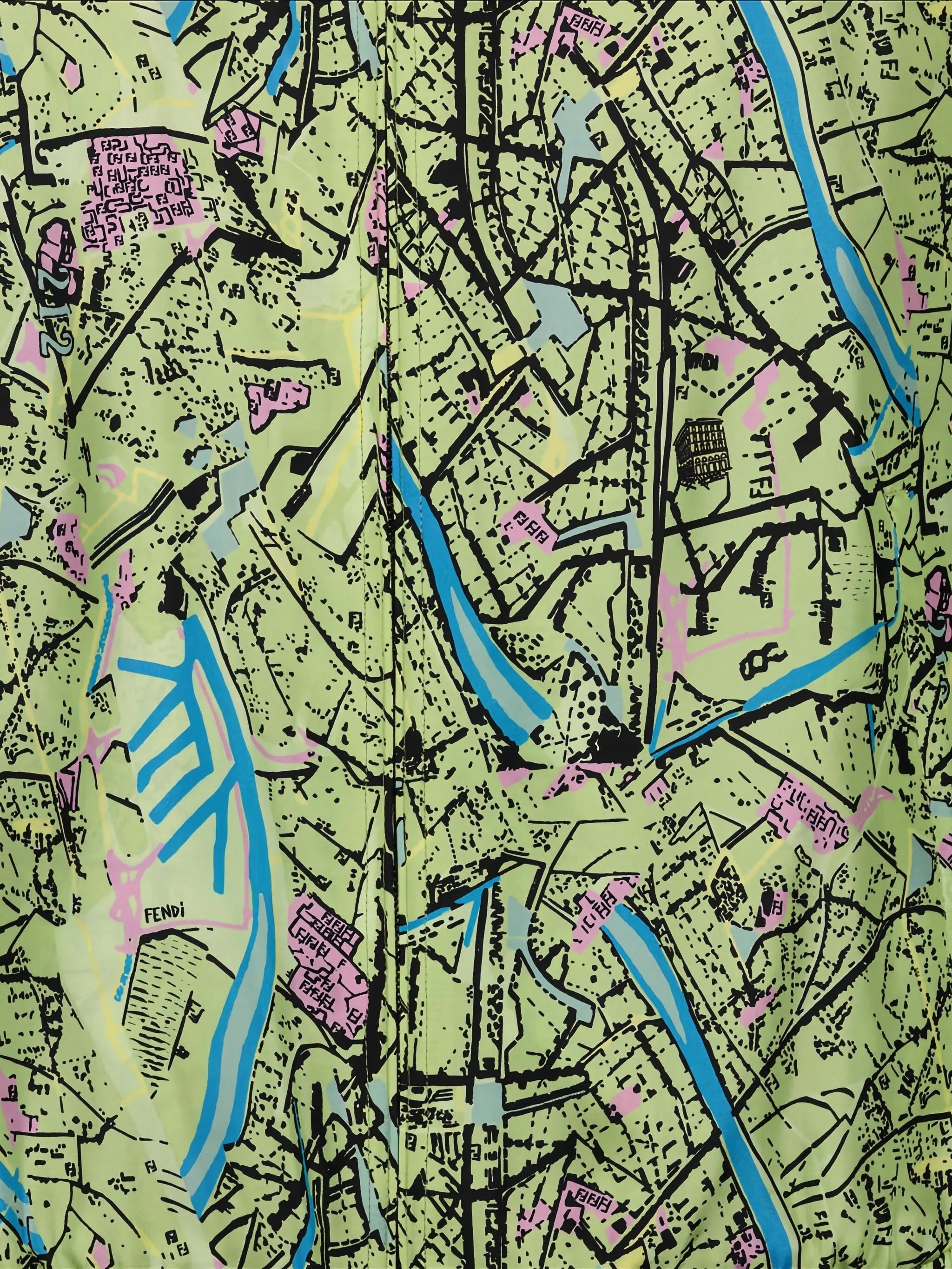 フェンディのFendi Map Jacketの画像 - メンズ - 2022年春夏シーズン - 商品詳細ビュー4