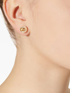 Image of VLogo Pearl Earrings by Valentino Garavani for Women - Season Autumn-Winter 2025 - Back View