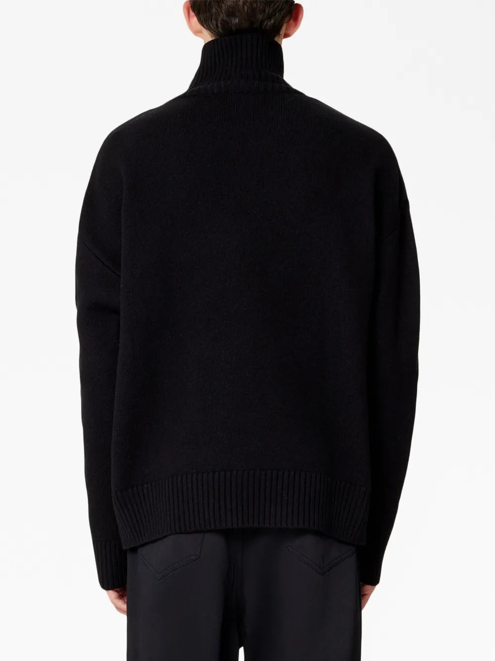 Oversized Black Turtleneck