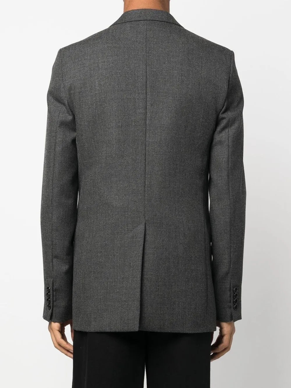 Grey blazer, AMI Paris, unisex blazer, wool blazer, elegant blazer.