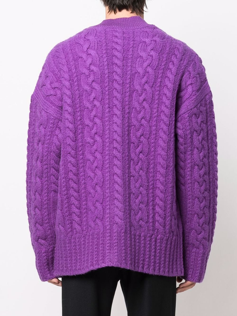 Violet Cardigan, AMI Paris, Unisex Cardigan, Wool Cardigan, Luxury Fashion