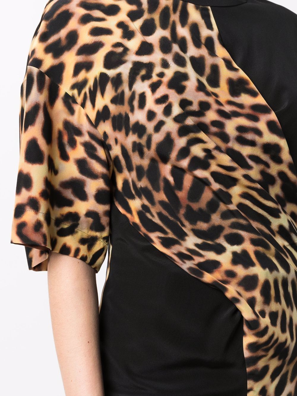 Stella McCartney, Silk T-Shirt, Luxury, Black, Elegance