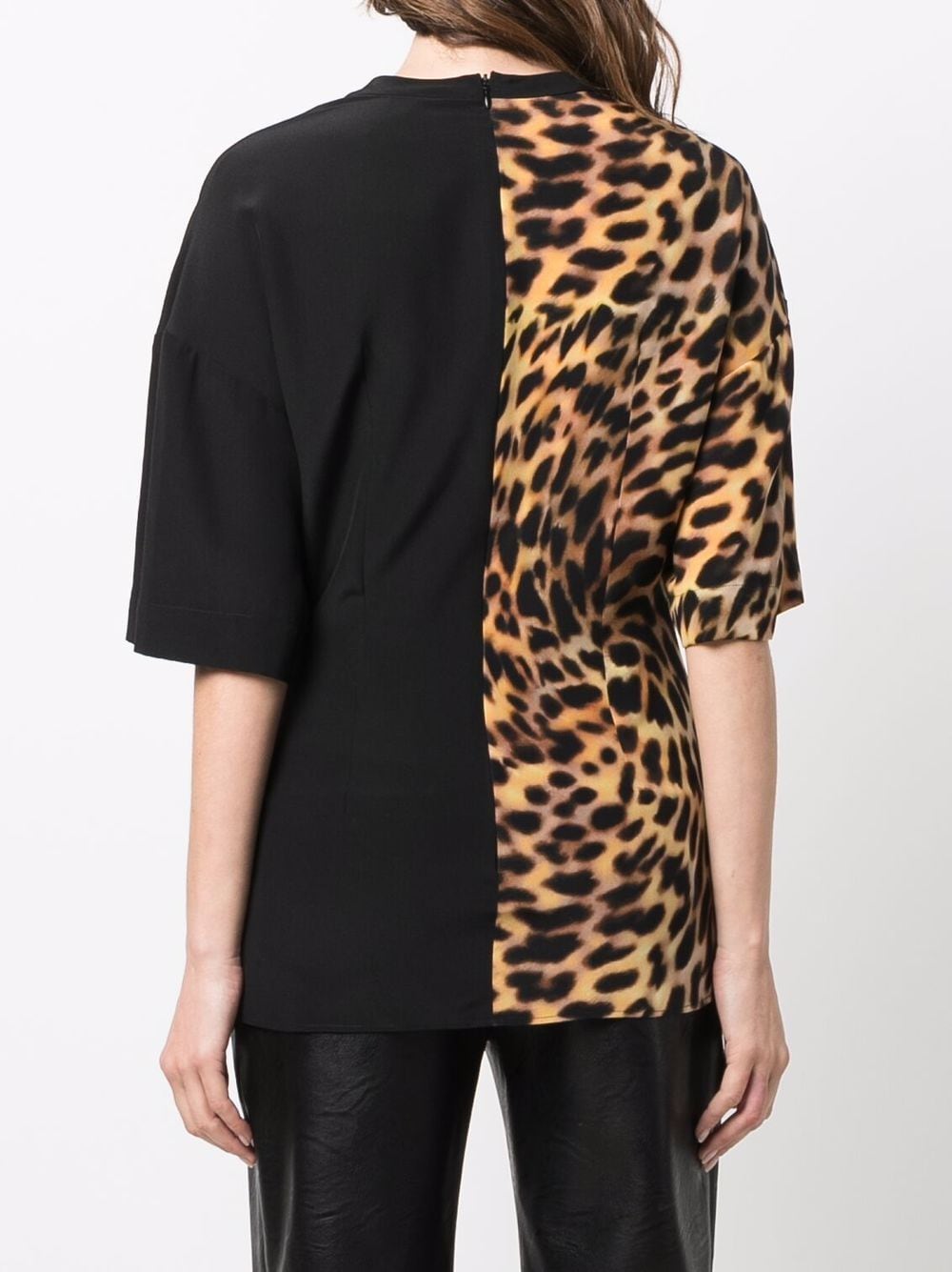 Stella McCartney, Silk T-Shirt, Luxury, Black, Elegance