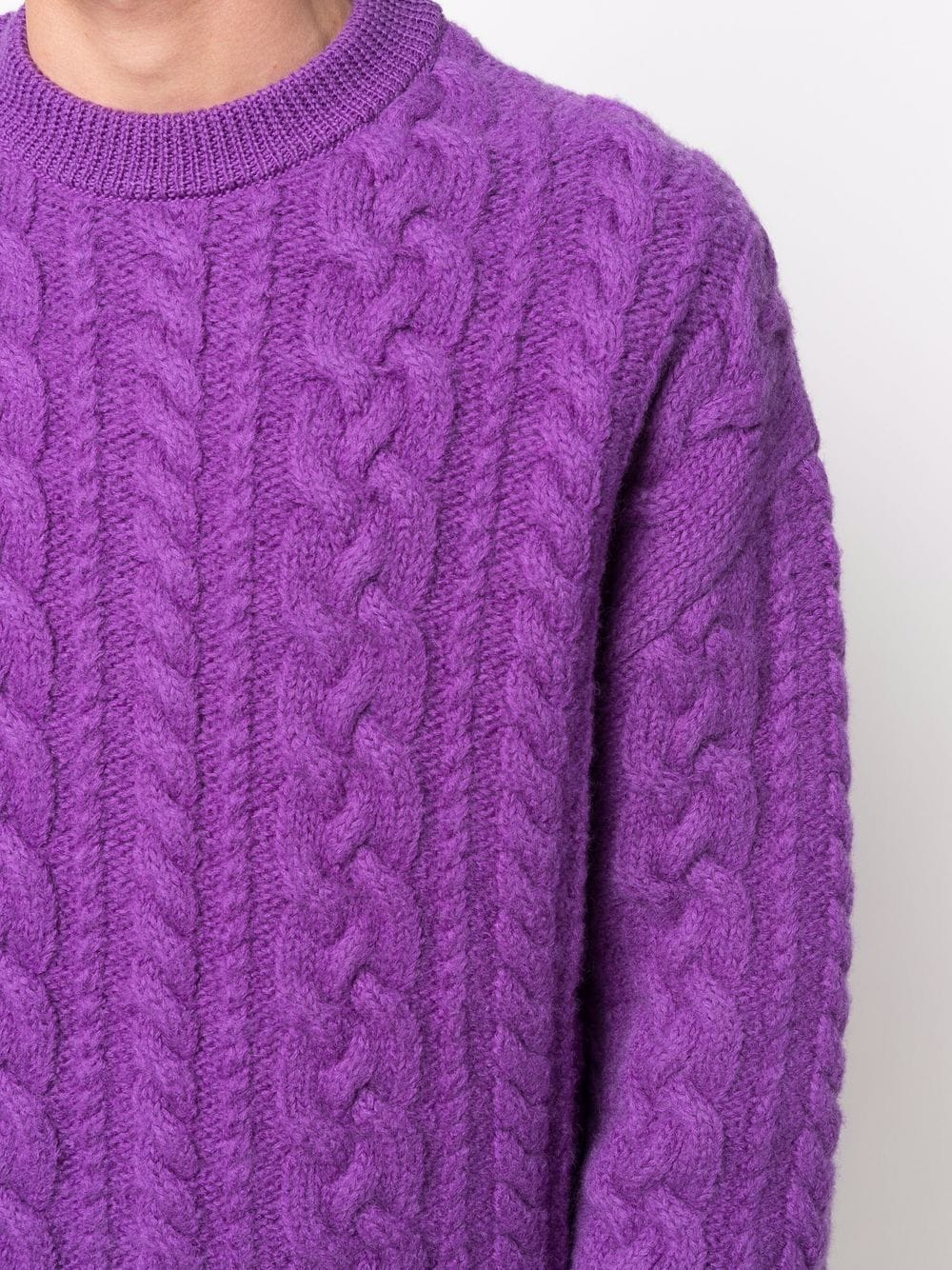 Violet Sweater, Ribbed Sweater, AMI Paris, Wool Sweater, Luxury Ready-to-Wear