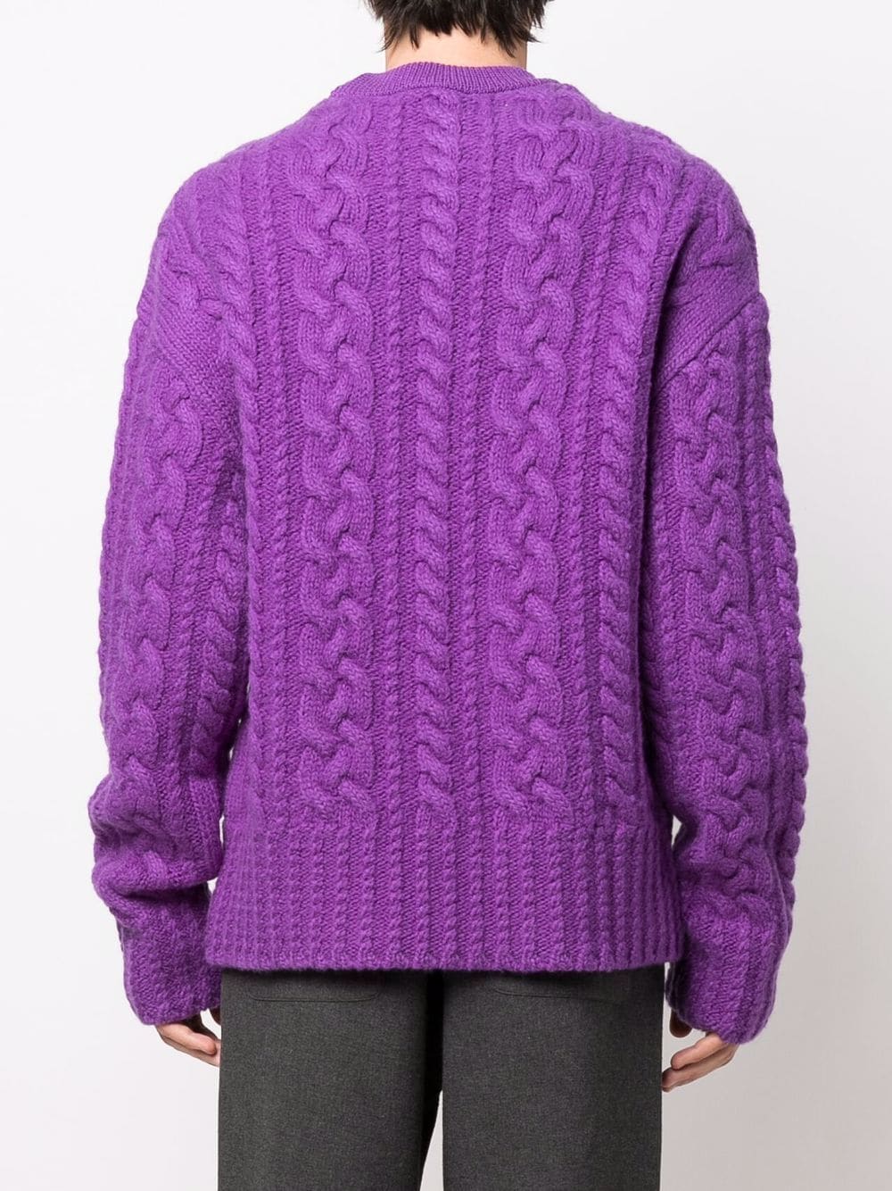 Violet Sweater, Ribbed Sweater, AMI Paris, Wool Sweater, Luxury Ready-to-Wear