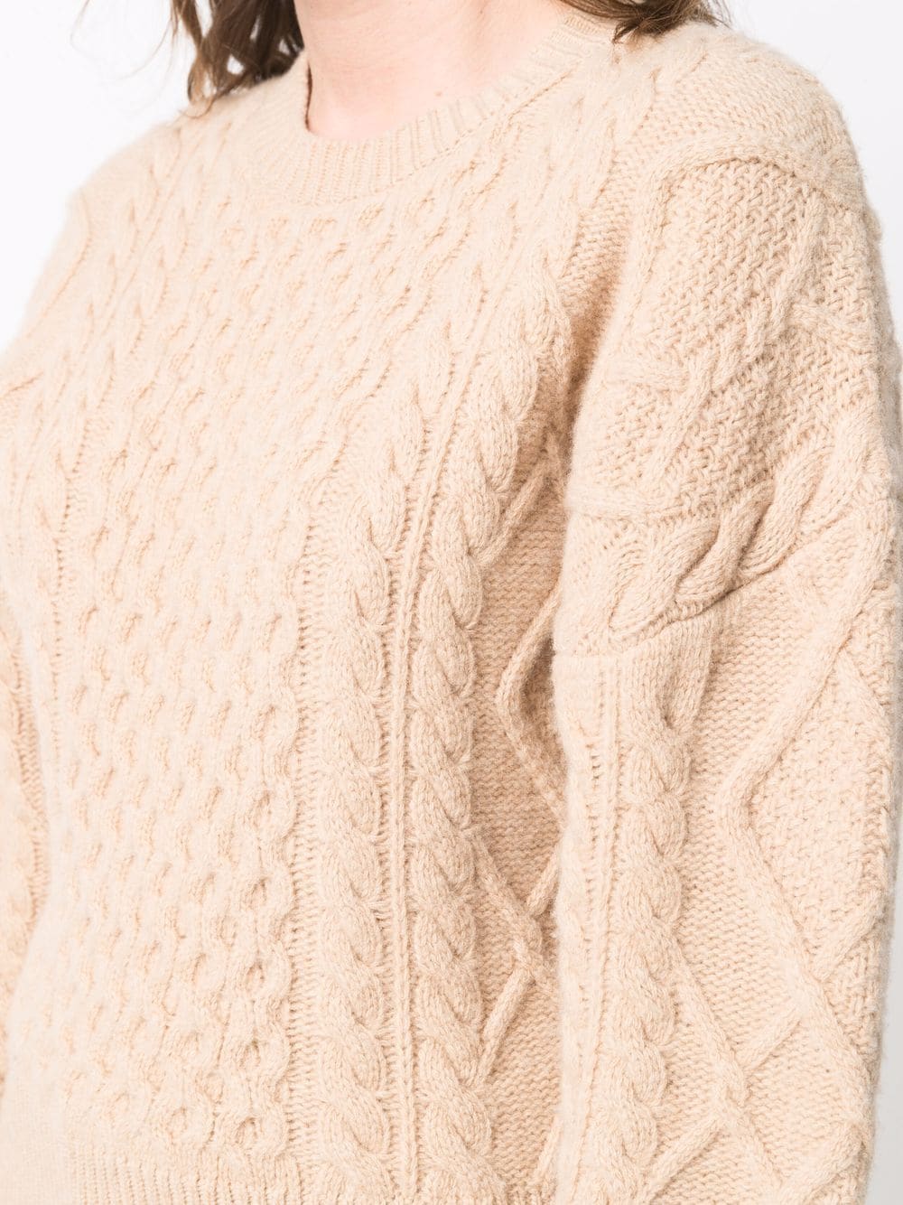 Ribbed Sweater, Stella McCartney, Beige Sweater, Luxury Women’s Sweater, High-End Women’s Fashion