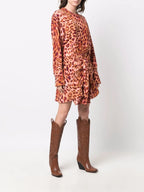 Image of Silk Dress by Stella McCartney for Women - Season Autumn-Winter 2022 - Model view 2