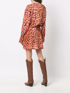 Image of Silk Dress by Stella McCartney for Women - Season Autumn-Winter 2022 - Model view 4