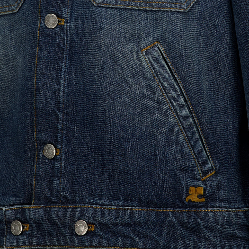 Vintage Denim Trucker Jacket