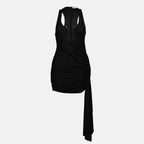 Salacia dress, Christopher Esber, black dress, viscose dress, mini dress