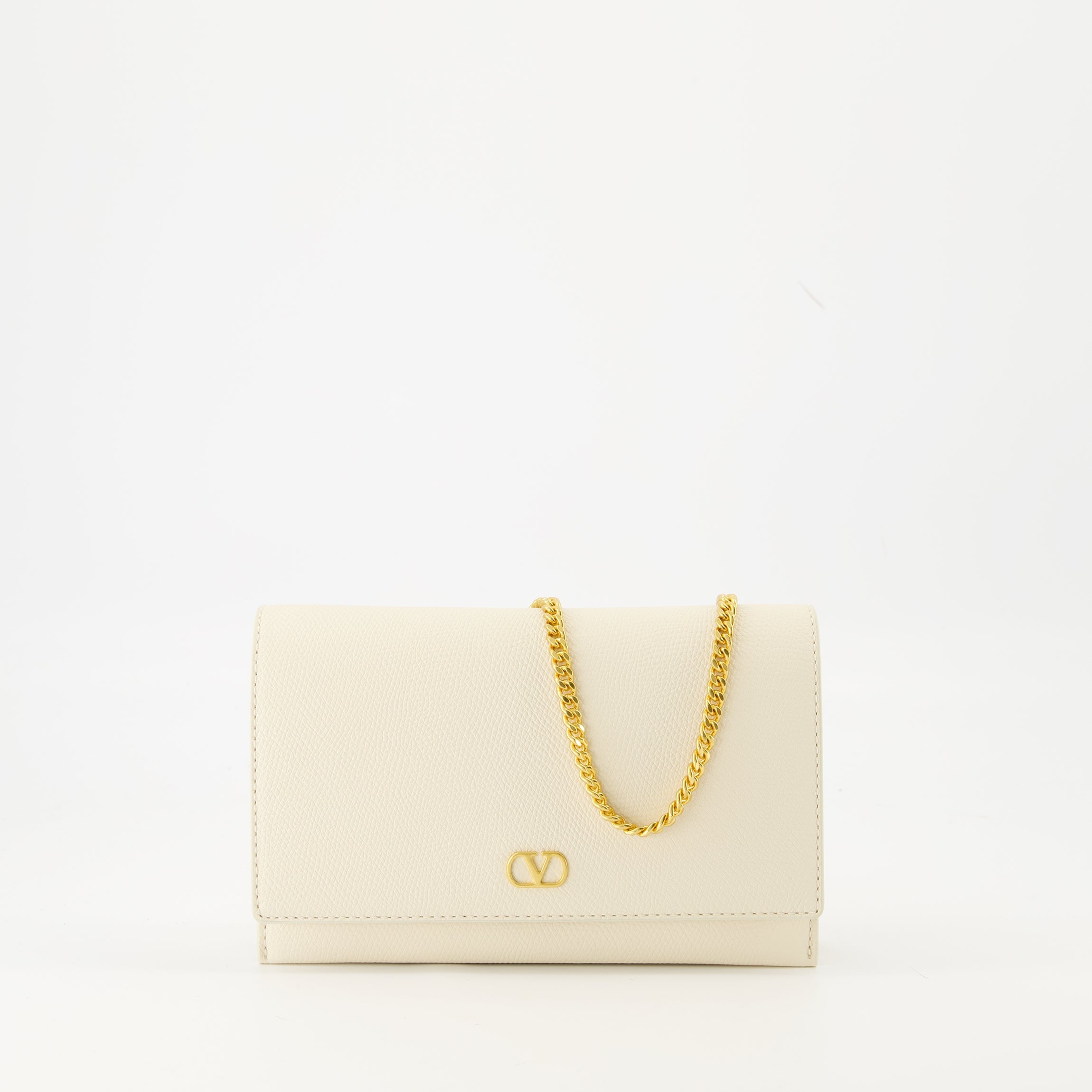 VLogo Pouch, Valentino Garavani, chain pouch, leather accessory, designer pouch