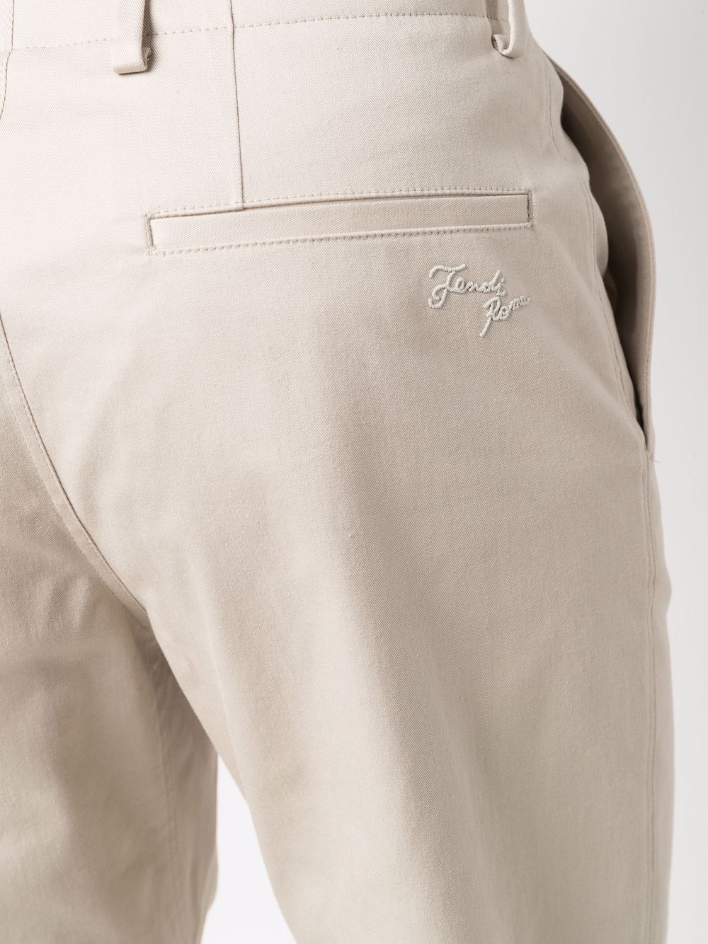 Fendi, Beige Chino Pants, Men's Pants, Premium Pants, Luxury Men's Fashion