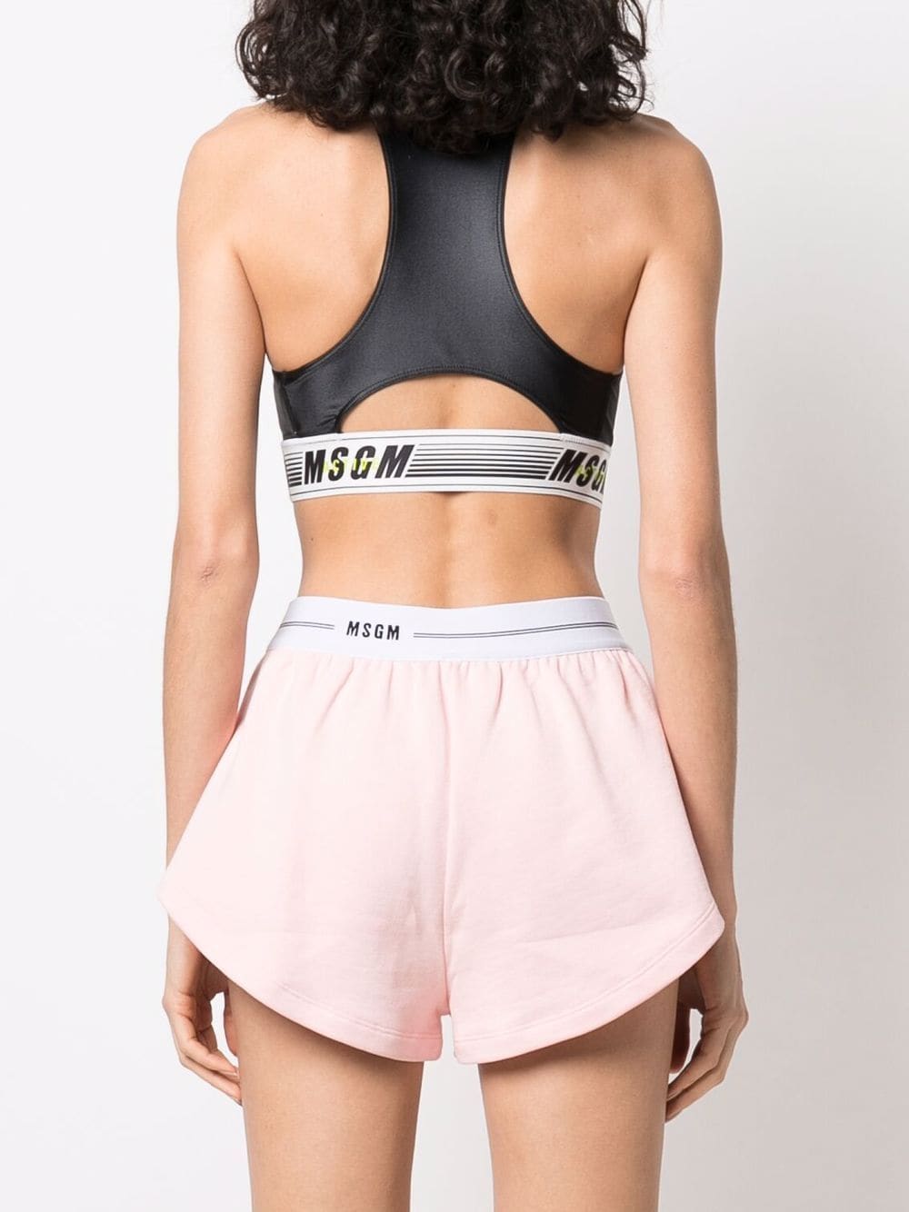 Women's Sports Bra, MSGM Active, Fitness Bra, Comfortable Nylon, Luxury Sportswear