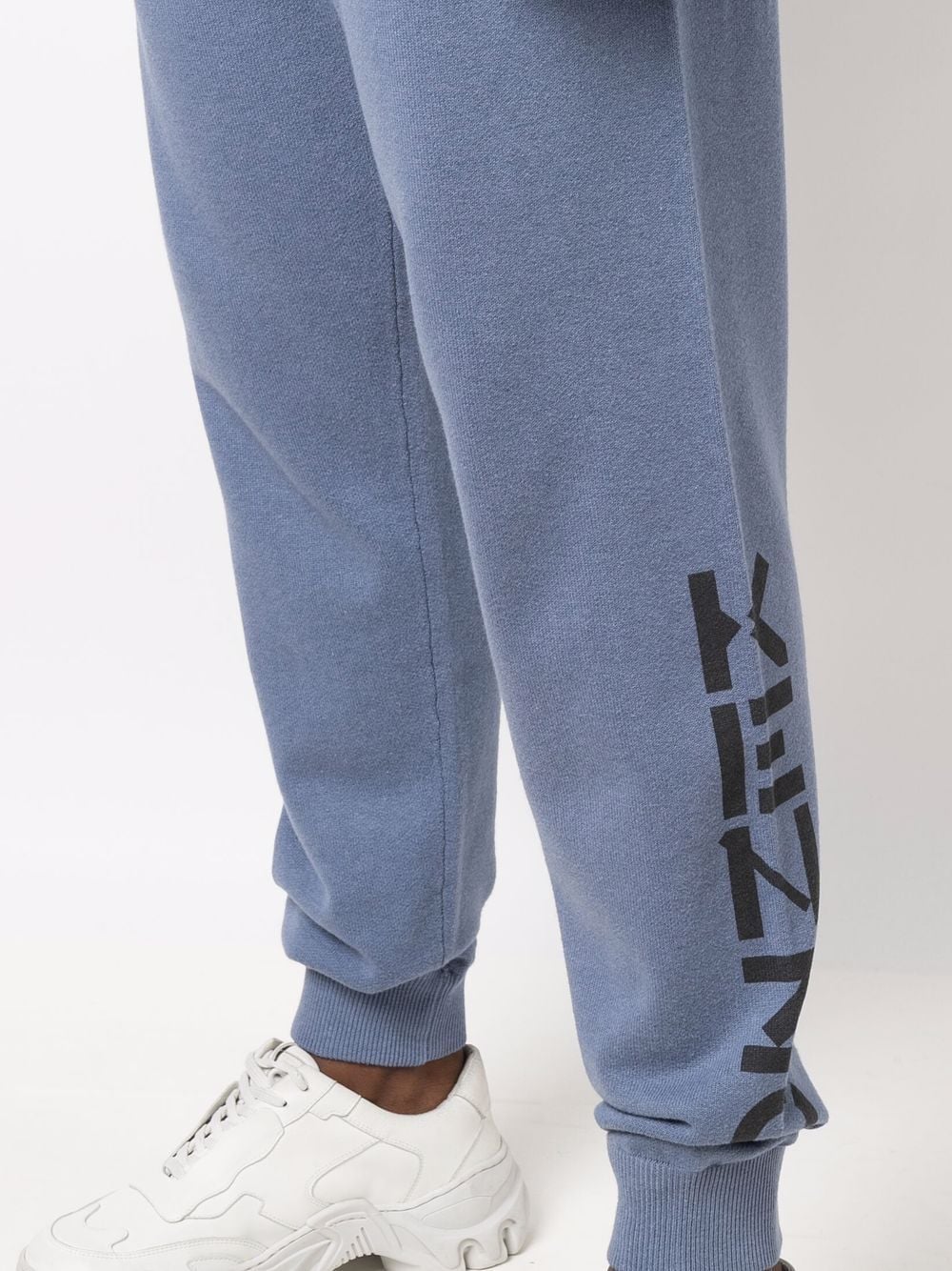 Kenzo Jogging Pants, Luxury Joggers, Men's Designer Pants, Blue Jogging Trousers, High-End Casual Wear