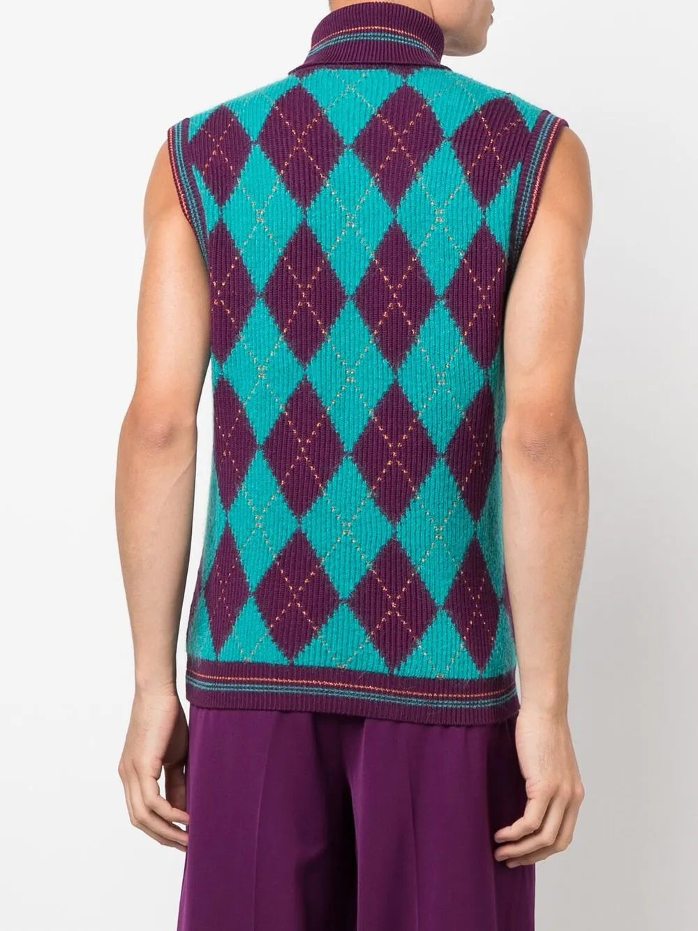 Men's sleeveless sweater, luxury fashion, elegant style, designer clothing, masculine trend