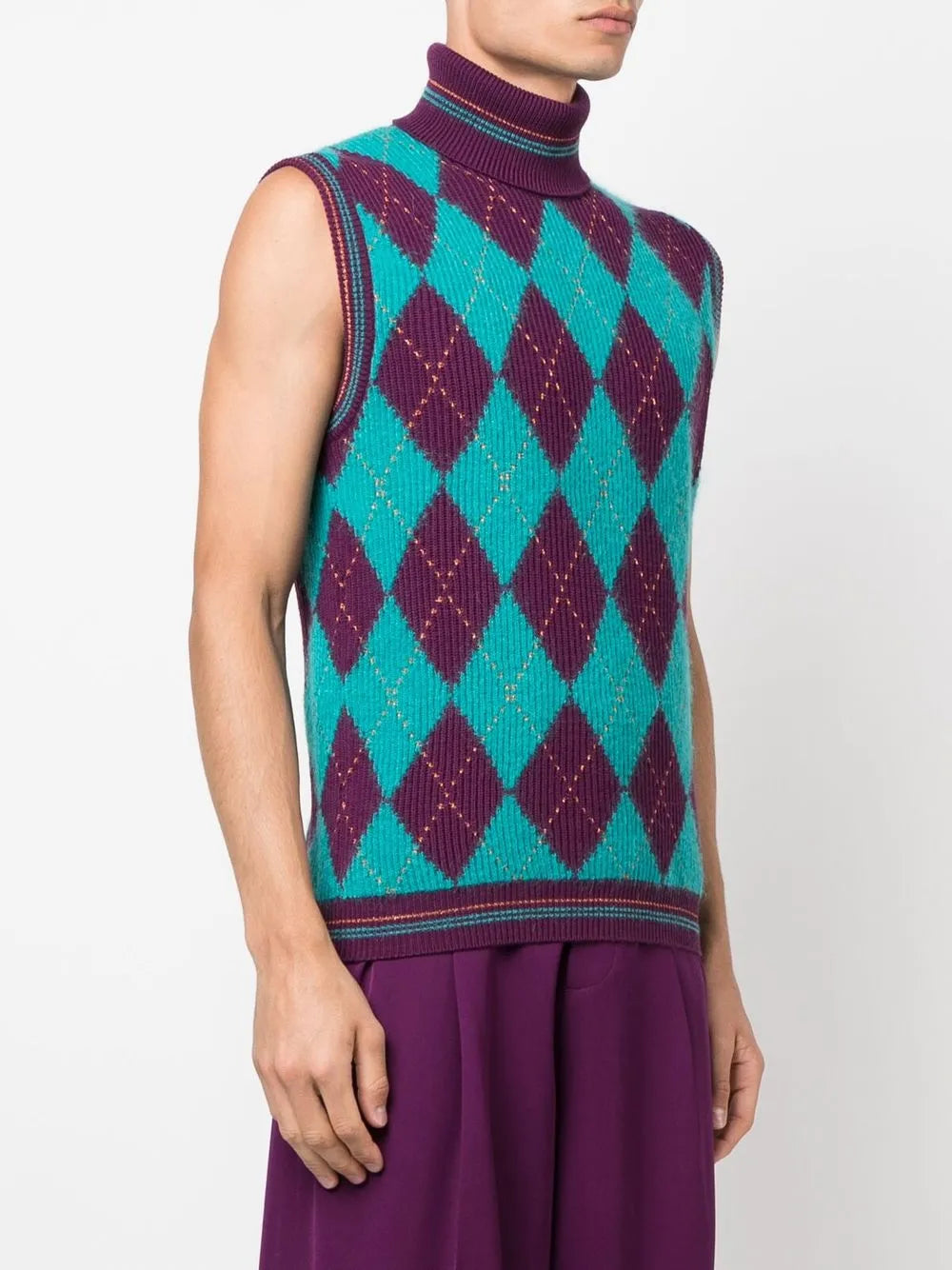 Men's sleeveless sweater, luxury fashion, elegant style, designer clothing, masculine trend