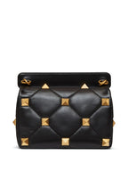 Valentino Garavani, Roman Stud bag, luxury black bag, women's designer bag, high-end accessories