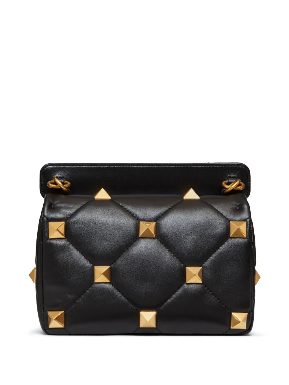 Valentino Garavani, Roman Stud bag, luxury black bag, women's designer bag, high-end accessories
