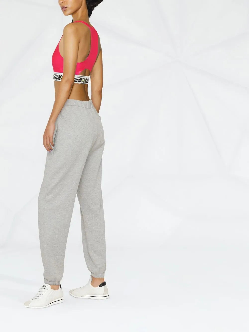 Sports Bra, MSGM Active, Women's Apparel, Comfort, Elegant Design