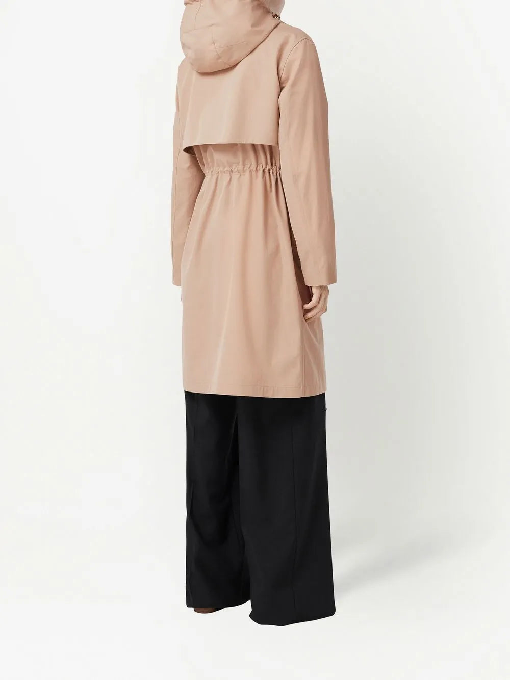 Burberry Women's Parka, Elegant Beige Parka, Luxury Cotton Coat, Burberry Women's Clothing, Chic Women's Parka