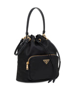 Prada Sac Duet, Luxury Handbag, Women's Designer Accessories, Elegant Black Bag, High-end Fashion