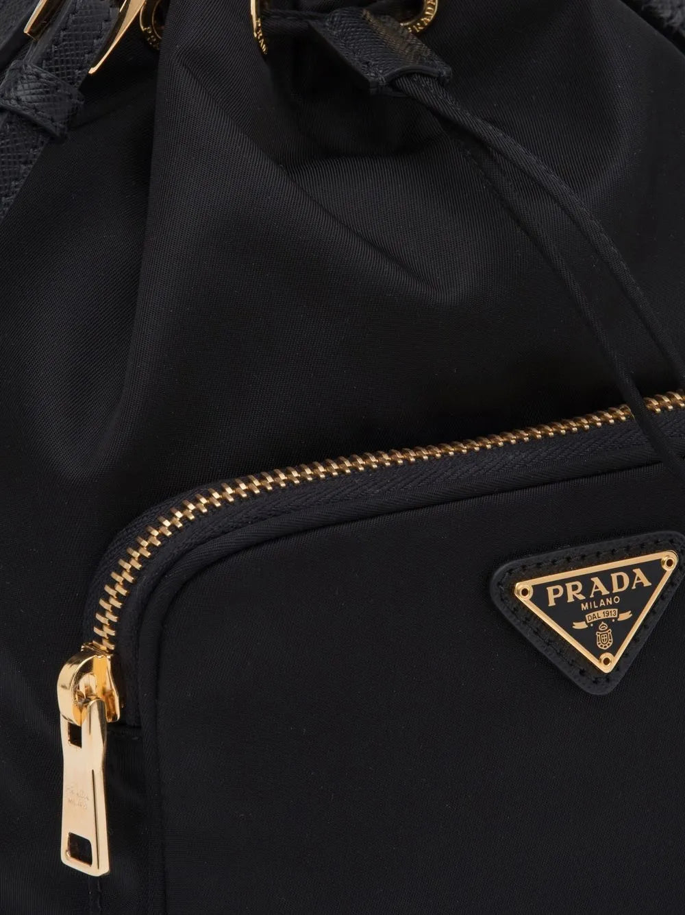 Prada Sac Duet, Luxury Handbag, Women's Designer Accessories, Elegant Black Bag, High-end Fashion