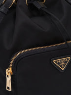Prada Sac Duet, Luxury Handbag, Women's Designer Accessories, Elegant Black Bag, High-end Fashion