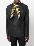 Silk Scarf, Baroque Print, Versace Scarf, Elegant Accessory, Women's Scarves