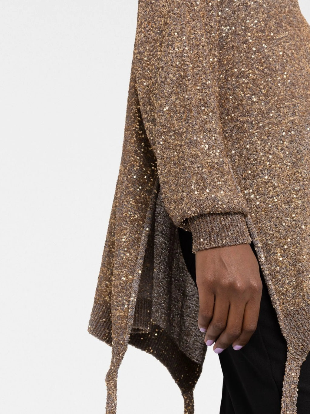 Image of Sequin Sweater by Stella McCartney for Women - Season Autumn-Winter 2022 - Model View 4